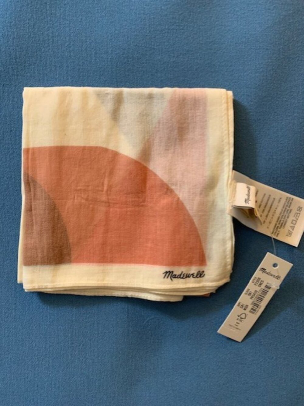 NWT Madewell Cotton Bandana 🎨 Abstract Pattern